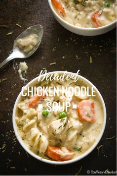 Decadent Chicken Noodle Soup