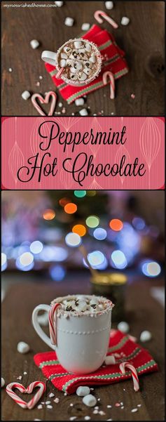 Decadent Peppermint Hot Chocolate