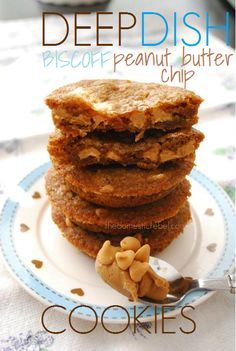 Deep Dish Biscoff Peanut Butter Chip Cookies