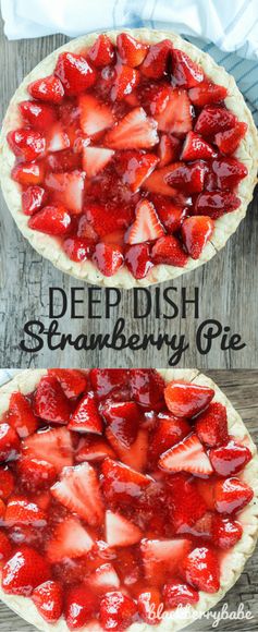 Deep Dish Strawberry Pie