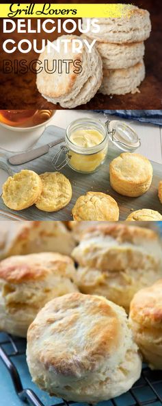 Delicious Country Biscuits Recipe (Ready in about 25 minutes | Servings 8