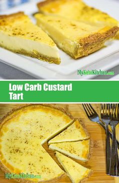 Delicious Low Carb Custard Tart