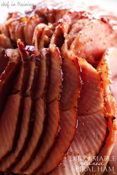 Dijon Maple Glazed Spiral Ham