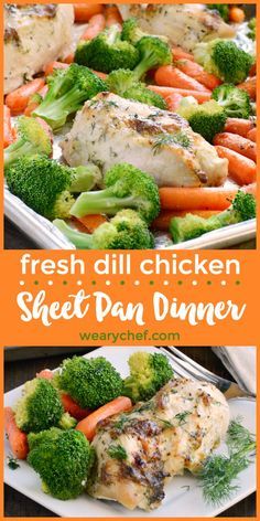 Dill Chicken Sheet Pan Dinner