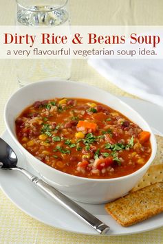 Dirty Rice and Beans Soup