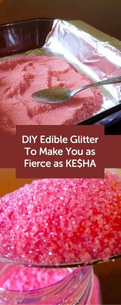 DIY Edible Glitter