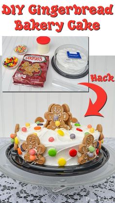 DIY Gingerbread Bakery Cake Hack