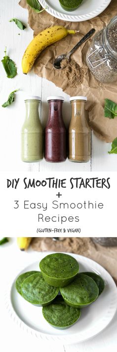 DIY Green Superfood Smoothie Starters