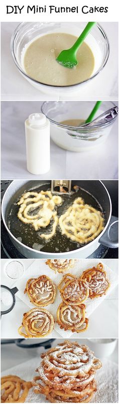 DIY Mini Funnel Cakes