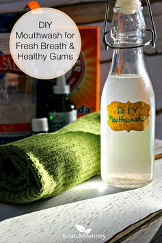 DIY Mouthwash for Fresh Breath and Healthy Gums