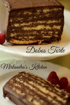 Dobos Torte: Chocolate Cake Extraordinaire