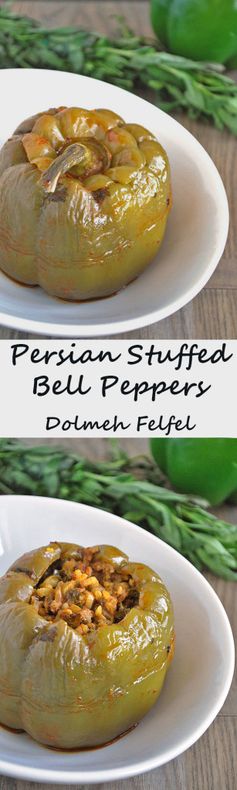 Dolmeh Felfel - Persian Stuffed Bell Peppers