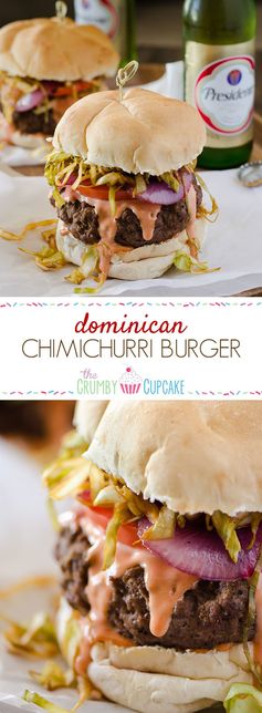 Dominican Chimichurri Burgers #SundaySupper