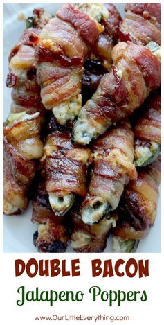 Double Bacon Jalapeno Poppers