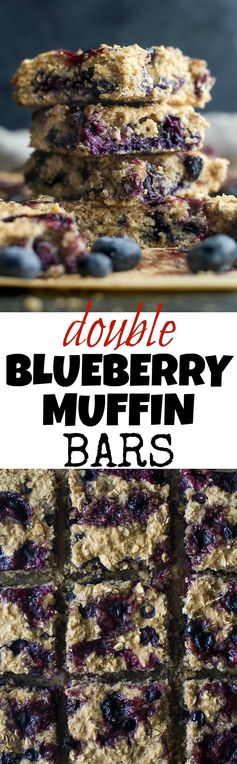 Double Blueberry Muffin Bars