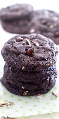 Double Chocolate Chip Mint Cookies