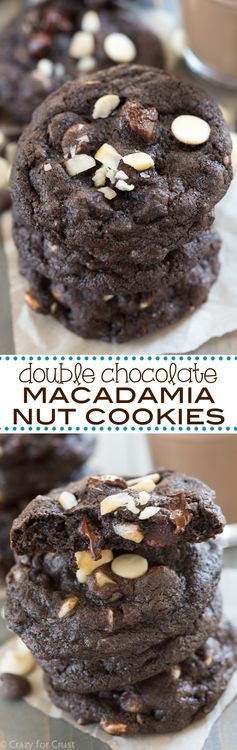 Double Chocolate Macadamia Nut Cookies