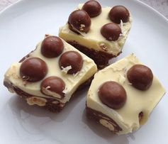 Double Chocolate Malteaser Traybake