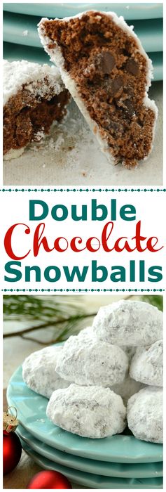 Double Chocolate Snowballs