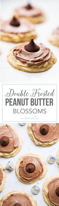Double Frosted Peanut Butter Blossoms