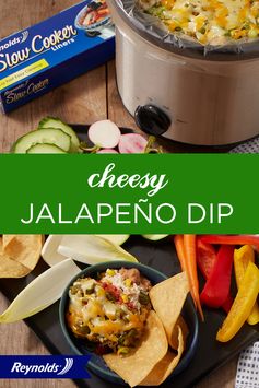 Double-Layered Cheesy Jalapeño Dip