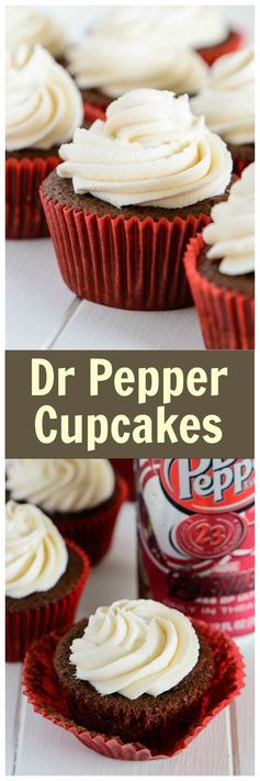 Dr Pepper Cupcakes