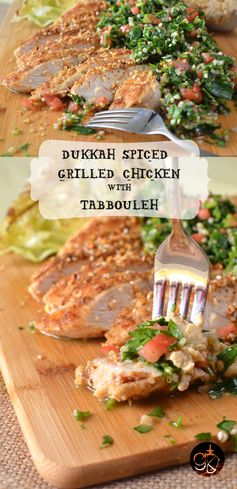 Dukkah Grilled Chicken with Tabbouleh