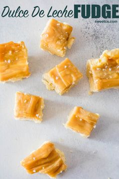 Dulce De Leche Cake Batter Fudge