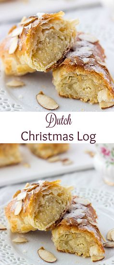 Dutch Christmas Log (So Easy And Delicious