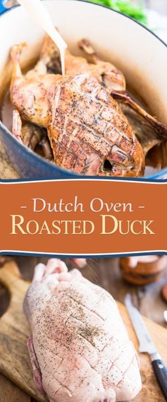 Dutch Oven Roasted Duck