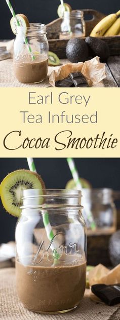 Earl Grey Tea Infused Cocoa Smoothie