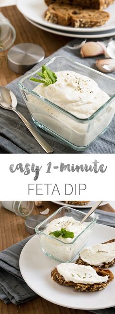 Easy 1-Minute Feta Cheese Dip