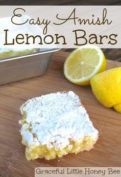 Easy Amish Lemon Bars