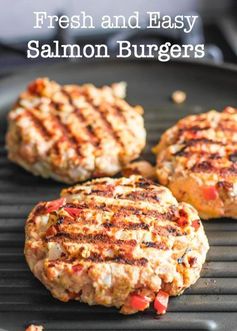 Easy and Fresh Salmon Burgers