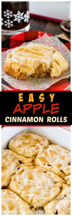 Easy Apple Cinnamon Rolls