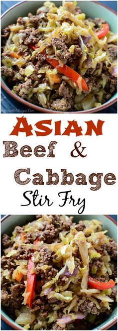 Easy Asian Beef & Cabbage