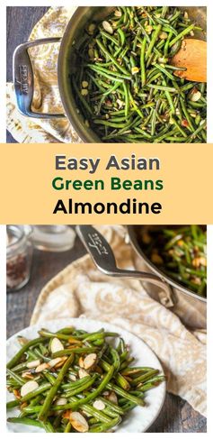 Easy Asian Green Beans Almandine