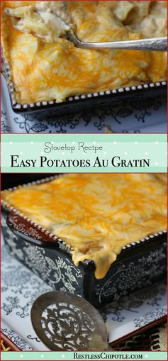 Easy Au Gratin Potatoes on Top of the Stove