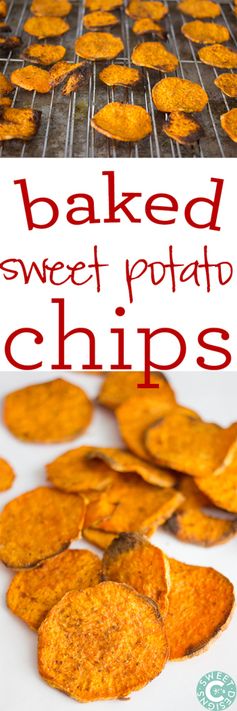 Easy Baked Sweet Potato Chips