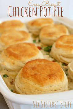 Easy Biscuit Chicken Pot Pie