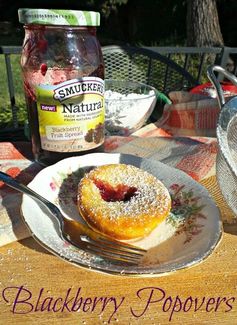 Easy Blackberry Popovers