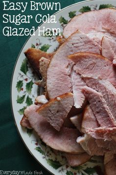 Easy Brown Sugar Cola Glazed Ham