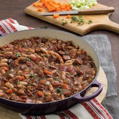 Easy Cassoulet with Sausage and White Beans