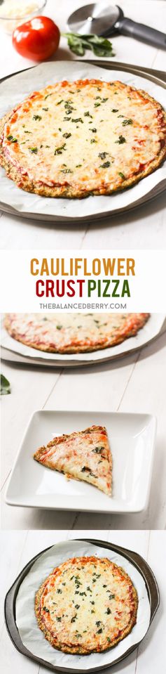 Easy Cauliflower Crust Pizza