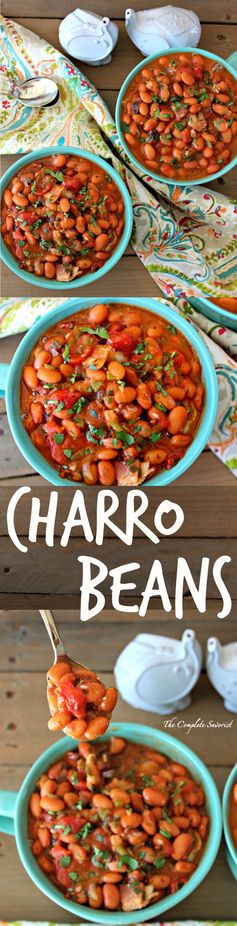 Easy Charro Beans with Canned Beans