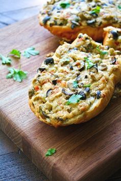 Easy Cheesy Olive Bread