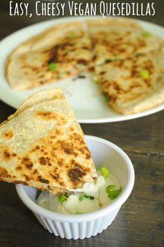 Easy Cheesy Vegan Quesadillas