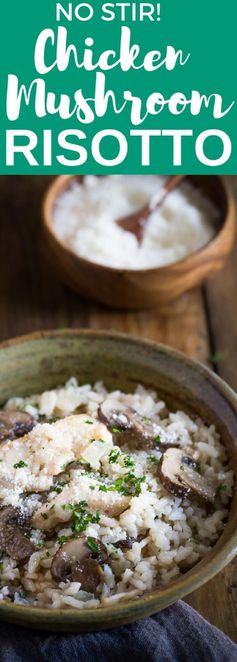 Easy Chicken and Mushroom Risotto