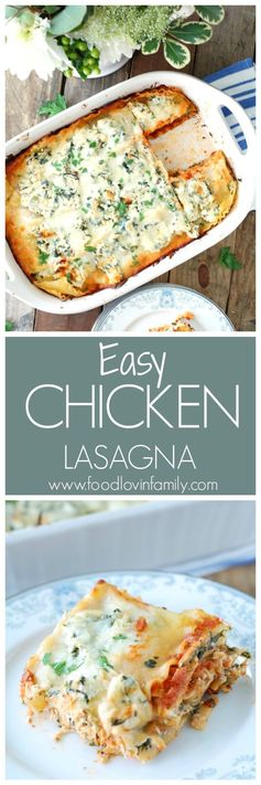 Easy Chicken Lasagna