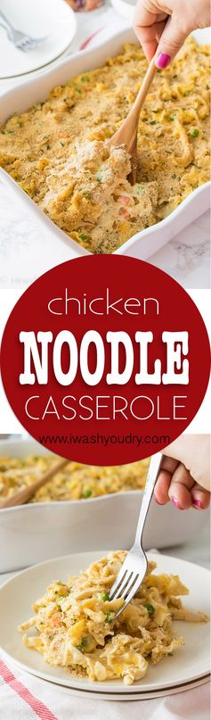 Easy Chicken Noodle Casserole